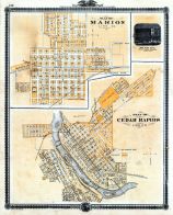 Marion, Cedar Rapids, Iowa 1875 State Atlas